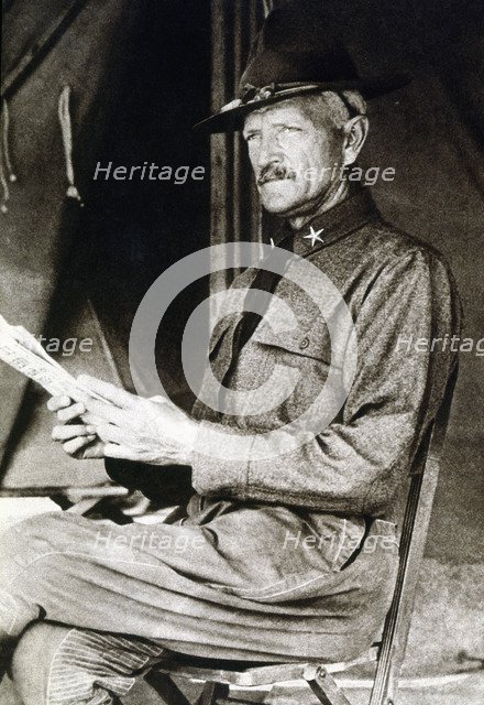 John J. Pershing, US military, general commander of the First American Expeditionary Corps on the…