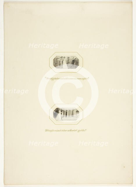 Study for a plate from The Triumphs of Temper, in the 1796 Royal Engagements Pocket Book, c. 1795. Creator: Thomas Stothard.