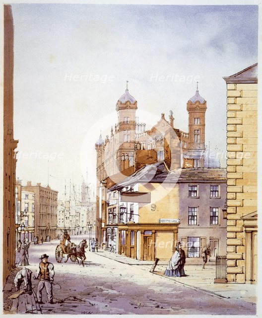 The Sailors' Home, from Hanover Street, Liverpool, 1864. Artist: William Gawin Herdman