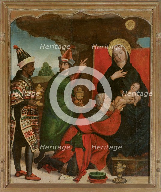 The Adoration of the Magi. Artist: Comontes, Francisco de (active 1524-1565)