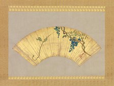 Wisteria, 17th-18th century. Creator: Attributed to Ogata Korin (Japanese, 1658-1716).