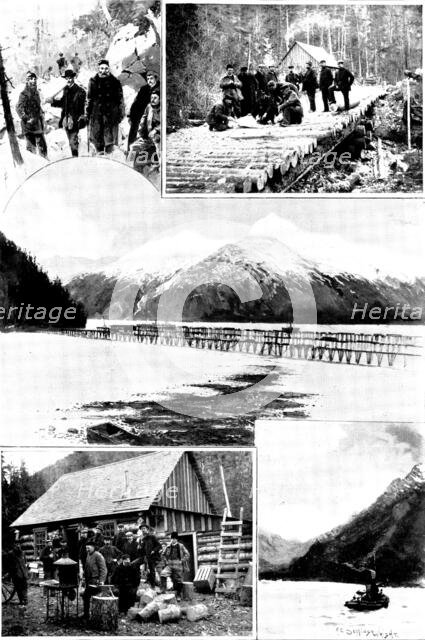 On the Way to Klondike, 1898. Creator: Unknown.