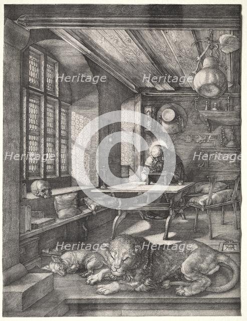 St. Jerome in His Study, 1514. Creator: Albrecht Dürer (German, 1471-1528).