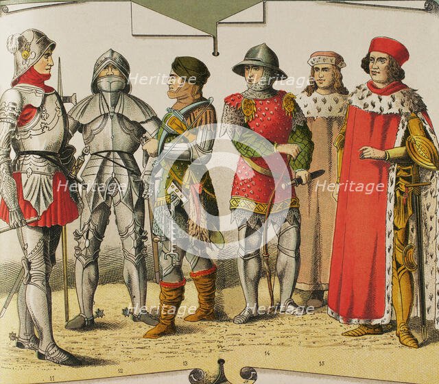 History of Germany, Middle Ages, 1450-1500, (1881).  Creator: Unknown.