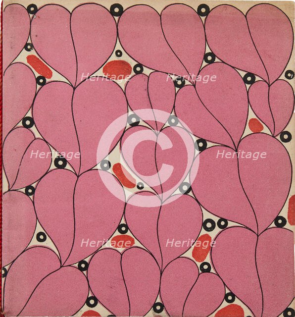 Cover design "The Cloak of Love" by Julius Bittner, 1909. Creator: Moser; Koloman (1868-1918).