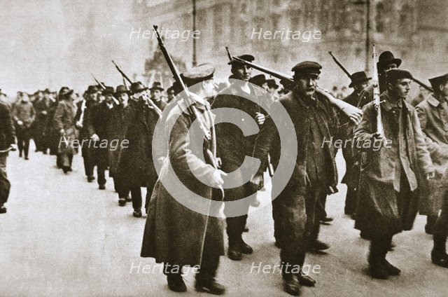 Scene during the German Revolution, c1918-c1919. Artist: Unknown