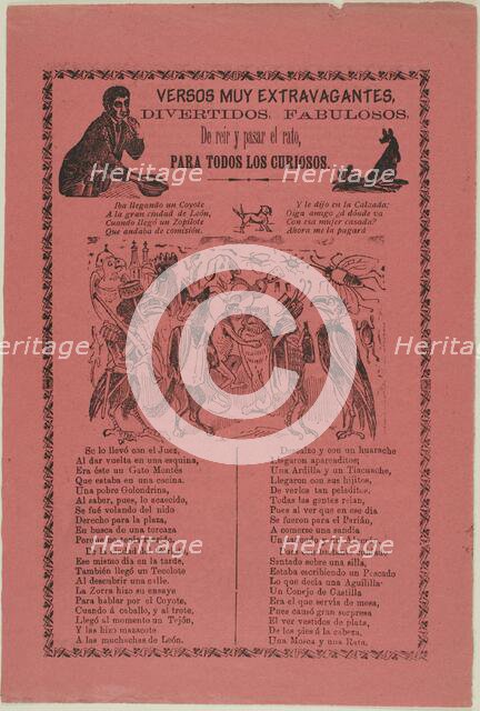 Very Extravagant Verses, 1903. Creator: José Guadalupe Posada.