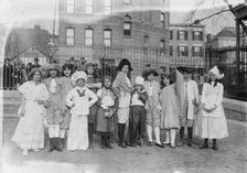 Colonial Costumes -- Gaynor Park, 1913. Creator: Bain News Service.