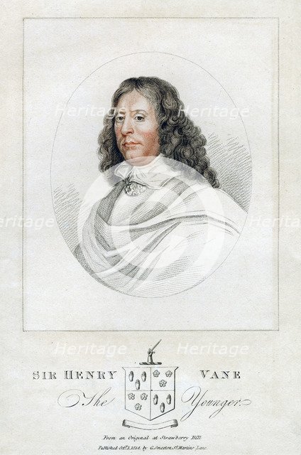 'Henry Vane the Younger', statesman and Member of Parliament, 1814. Artist: Unknown