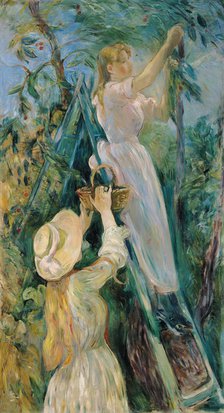 The Cherry Pickers (Le Cerisier), 1891. Artist: Morisot, Berthe (1841-1895)