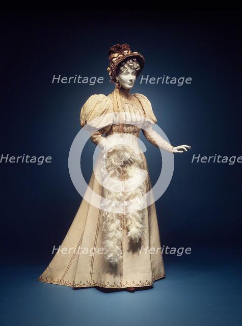 Afternoon dress, French, 1892. Creator: House of Worth.