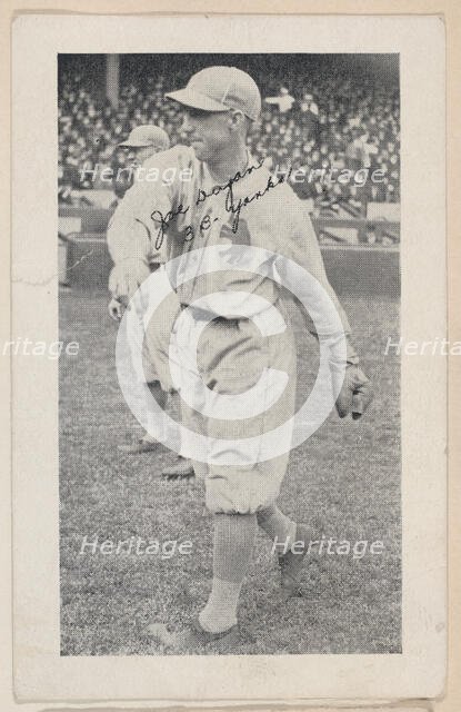 Joe Dugan, 3 B., Yankees, from Baseball strip cards (W575-2), ca. 1921-22. Creator: Unknown.