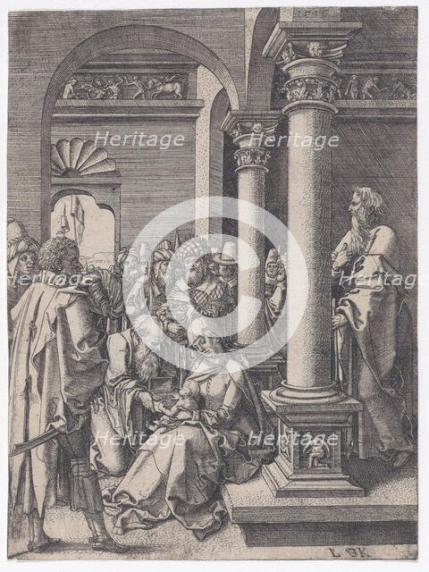 The Adoration of the Magi, 1516. Creator: Ludwig Krug.