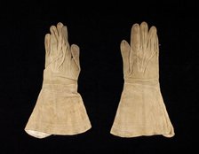 Gloves, American, 1862-64. Creator: Unknown.