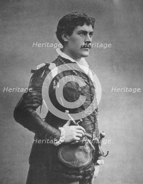 George Alexander, British actor and theatre manager, as 'Faust', 1887. Artist: Ernest Barraud