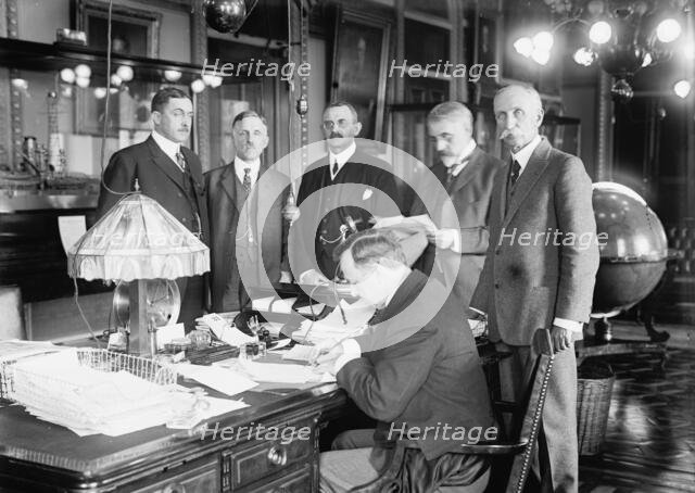 War Council, 1917.  Creator: Harris & Ewing.