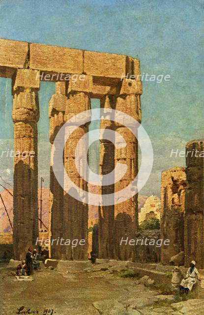 'Luxor: The Temple of Amenophis III', c1918-c1939. Creator: Unknown.