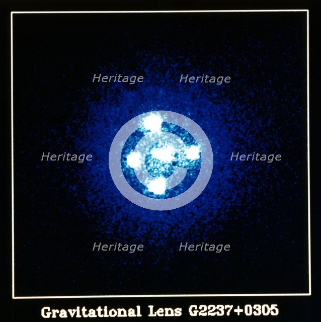 Gravitation lens G2237+0305 Artist: Unknown