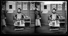 Peking, Pechili province, China: a Manchu official seated, 1869. Creator: John Thomson.