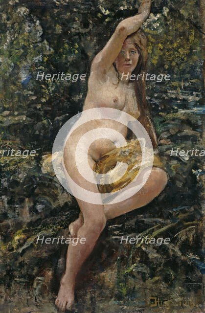 The Nymph, probably 1889. Creator: Hans Heyerdahl.