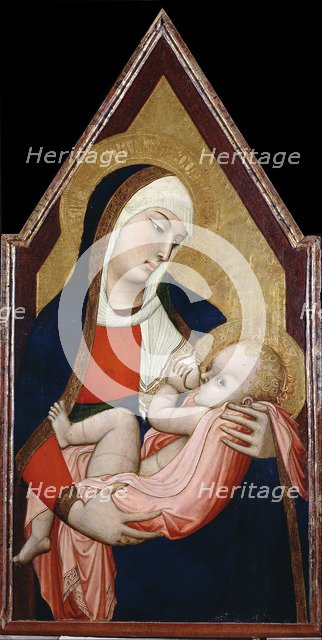Madonna of the Milk, Between 1325 and 1348. Artist: Lorenzetti, Ambrogio (ca 1290-ca 1348)