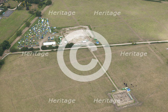 Excavations at Calleva Roman town, Silchester, Hampshire, 2014. Creator: Historic England Staff Photographer.