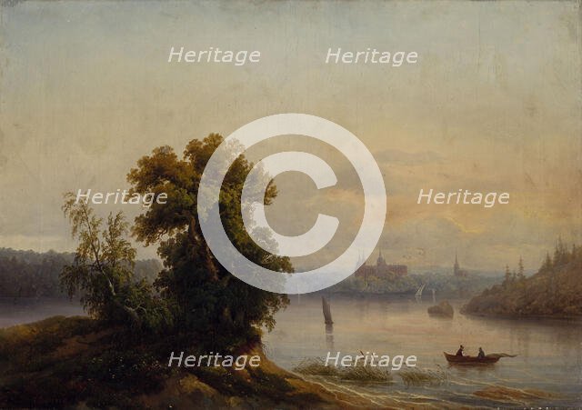 Gripsholm Castle, 1851-1853. Creator: Lars Theodor Billing.