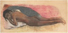Reclining Nude [recto], 1894/1895. Creator: Paul Gauguin.