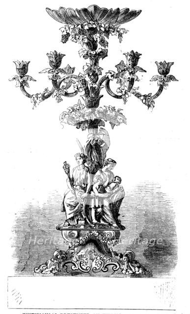 Testimonial presented on Wednesday last to Alderman and Mrs. Finnis, 1858. Creator: Unknown.