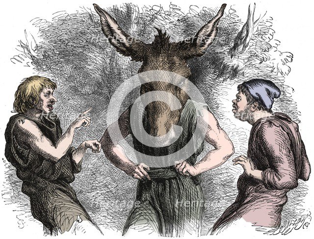 Scene from Shakespeare's A Midsummer Night's Dream. Artist: Unknown.