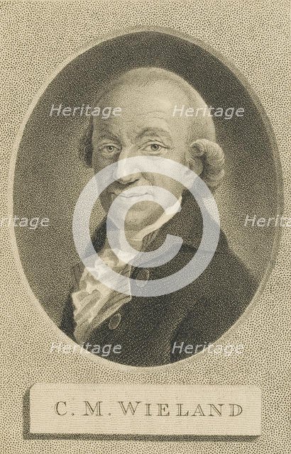 Portrait of the Poet and writer Christoph Martin Wieland (1733-1813), 1800. Creator: Nutter, William (1754-1802).
