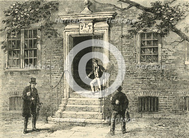 'Doorway in Staple's Inn', c1872. Creator: Unknown.