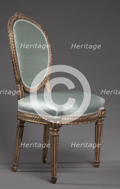 Side Chair (2 of 2), 1700s. Creator: Jean Baptiste fils Lelarge (French, 1743-1802).