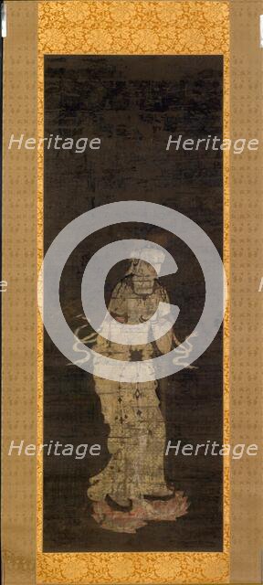 The Bodhisattva Seishi, from the triptych Approach of the Amida..., Kamakura Period, mid-13th cent. Creator: Unknown.