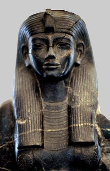 Statue of Queen Teie, consort of Amenhotep III.