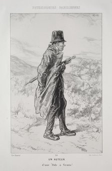 Un Auteur. Creator: Paul Gavarni (French, 1804-1866).