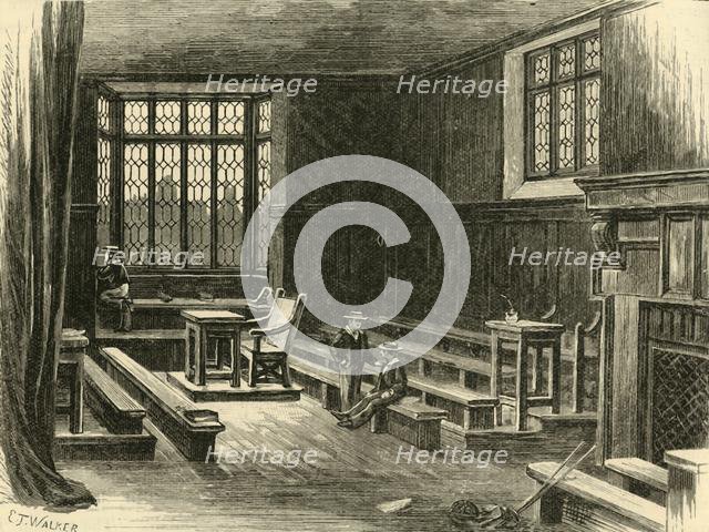 'Interior of the Old School-Room', 1898. Creator: Unknown.