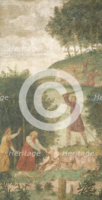 Cephalus Punished at the Hunt, c. 1520/1522. Creator: Bernardino Luini.