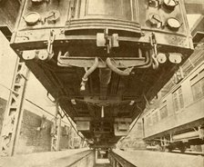 'Under the Underground: Beneath a District Railway Electric Car', 1930. Creator: Unknown.