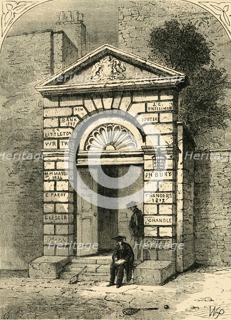 'Entrance to Westminster School', (1881). Creator: Unknown.
