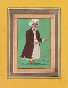 An older man wearing a turban, 1750-1899. Creator: Ismaiil Barma.