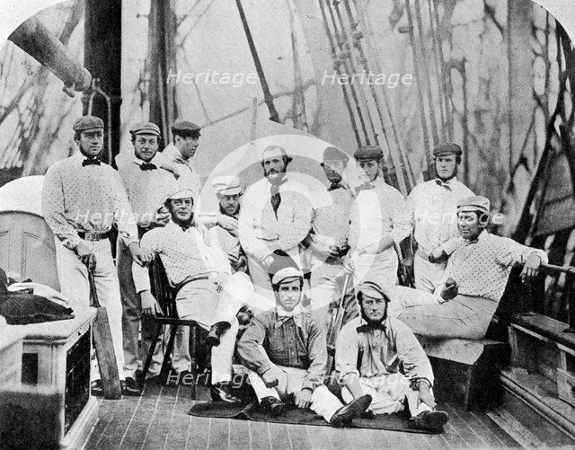 The first English cricket team to tour America, 1859 (1912). Artist: Unknown
