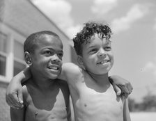 Children, Frederick Douglass housing project, Anacostia, D.C., 1942. Creator: Gordon Parks.