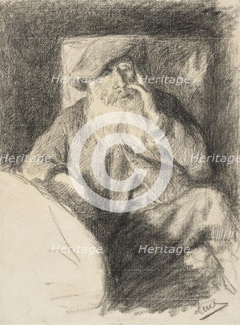 Portrait of Camille Pissarro, 1895. Creator: Luce, Maximilien (1858-1941).