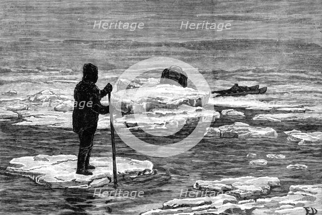 The American Franklin Search Expedition - ice breaking up, July 24, 1879, (1881). Creator: Frank Dadd.