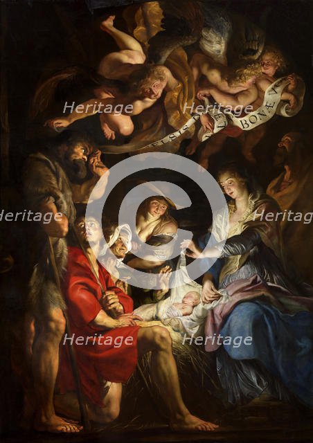 The Adoration of the Shepherds, ca 1608. Creator: Rubens, Pieter Paul (1577-1640).