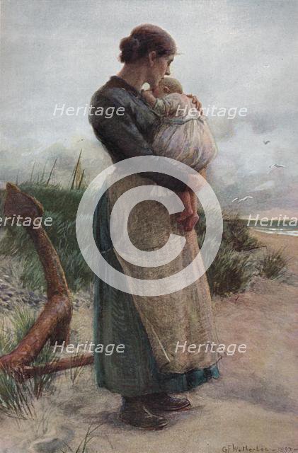 'A Fisherman's Treasure', c1870-1906, (1906). Creator: George Faulkner Wetherbee.