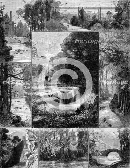 The Jesmond Dene Public Park, Newcastle-On-Tyne, 1883. Creator: Unknown.