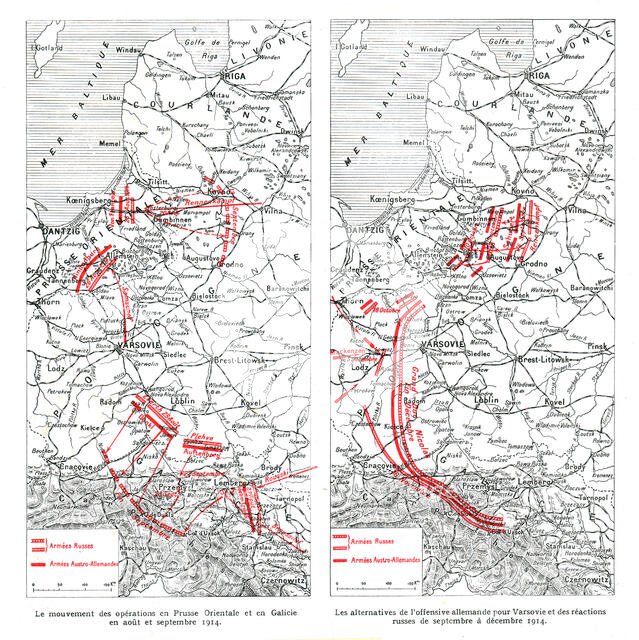 ''Les operations du front oriental', 1914. Creator: Unknown.