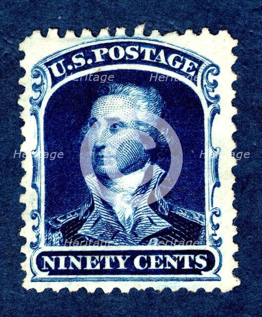 90c Washington reprint single, 1875. Creator: Continental Bank Note Company.